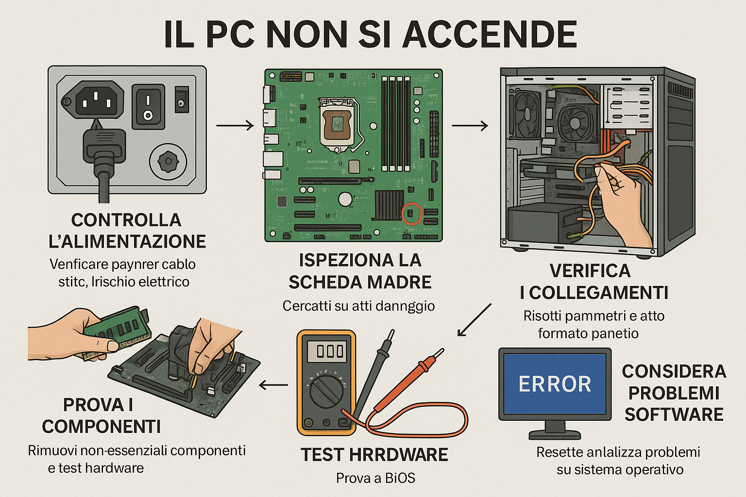 Troubleshooting: PC Non Si Accende - Soluzioni